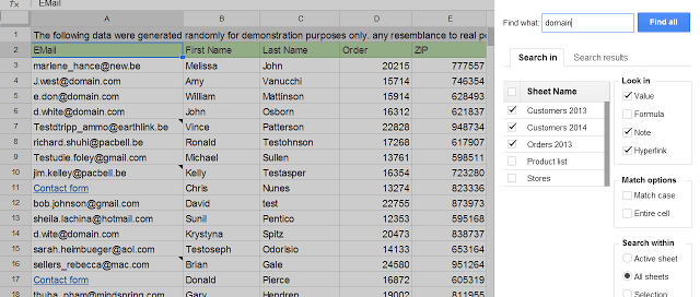 Advanced Find & Replace for Google Sheets