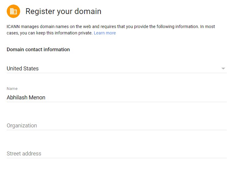 Google business email register domain