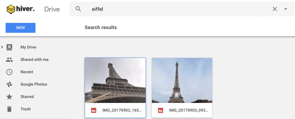 Google Drive - picture search