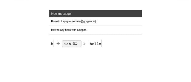 Gorgias - Chrome extension for email templates