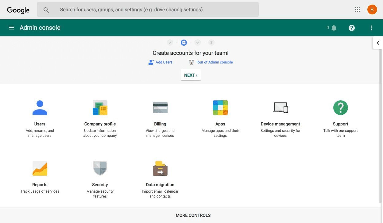 add new users to g suite - Set up G suite