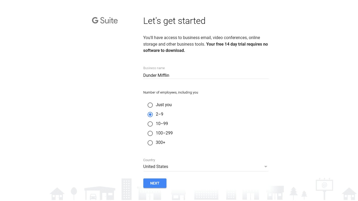 get started with g suite - Set up G suite