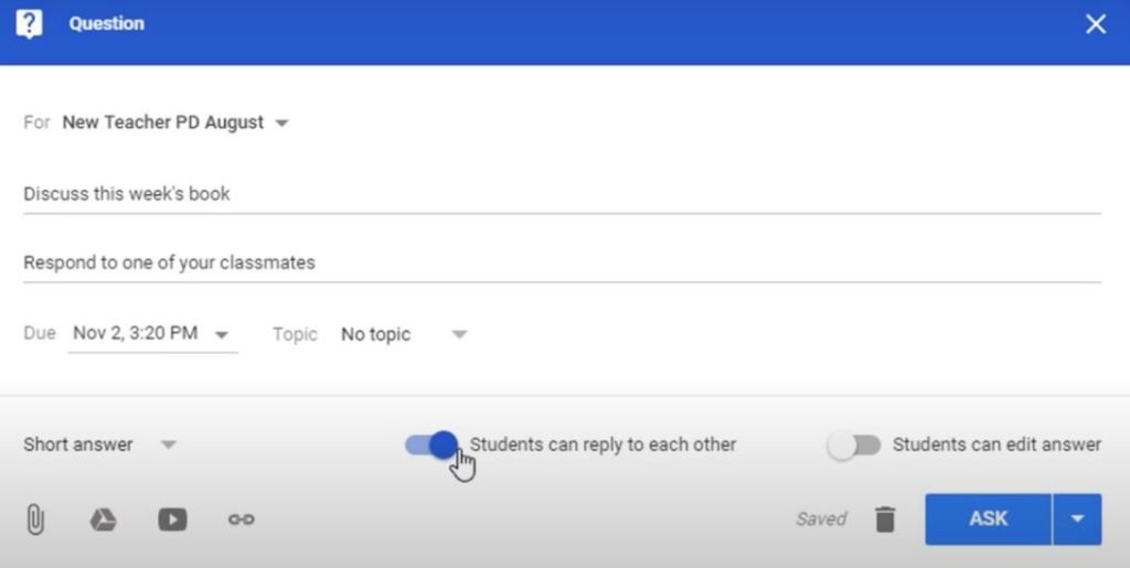 Google Workspace Updates: Making Google Classroom video meetings