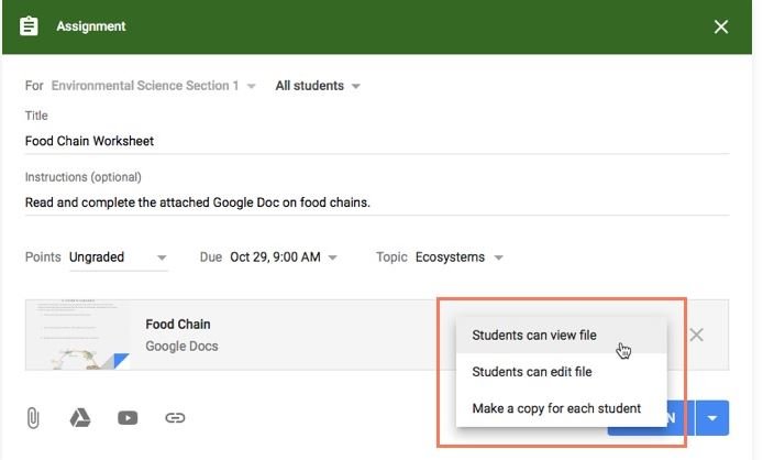 google classroom for students