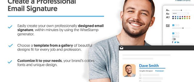 WiseStamp- email signature generator tool