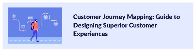 Customer journey mapping cta