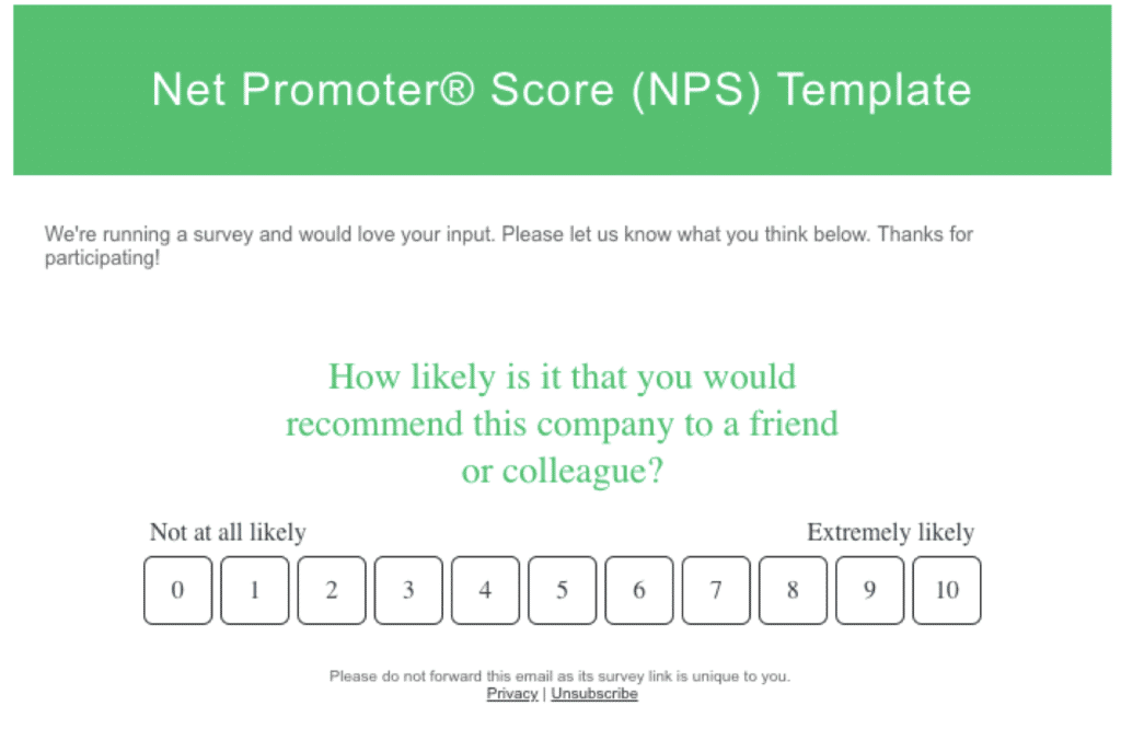 NPS Template