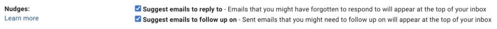 Nudges - Organize Gmail