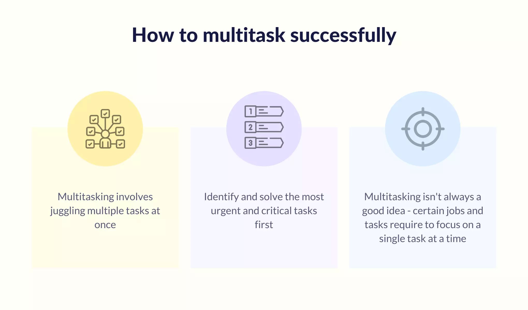 tips to multitask