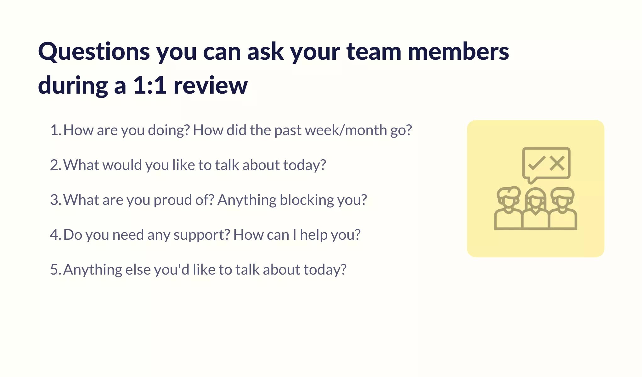 review meeting template