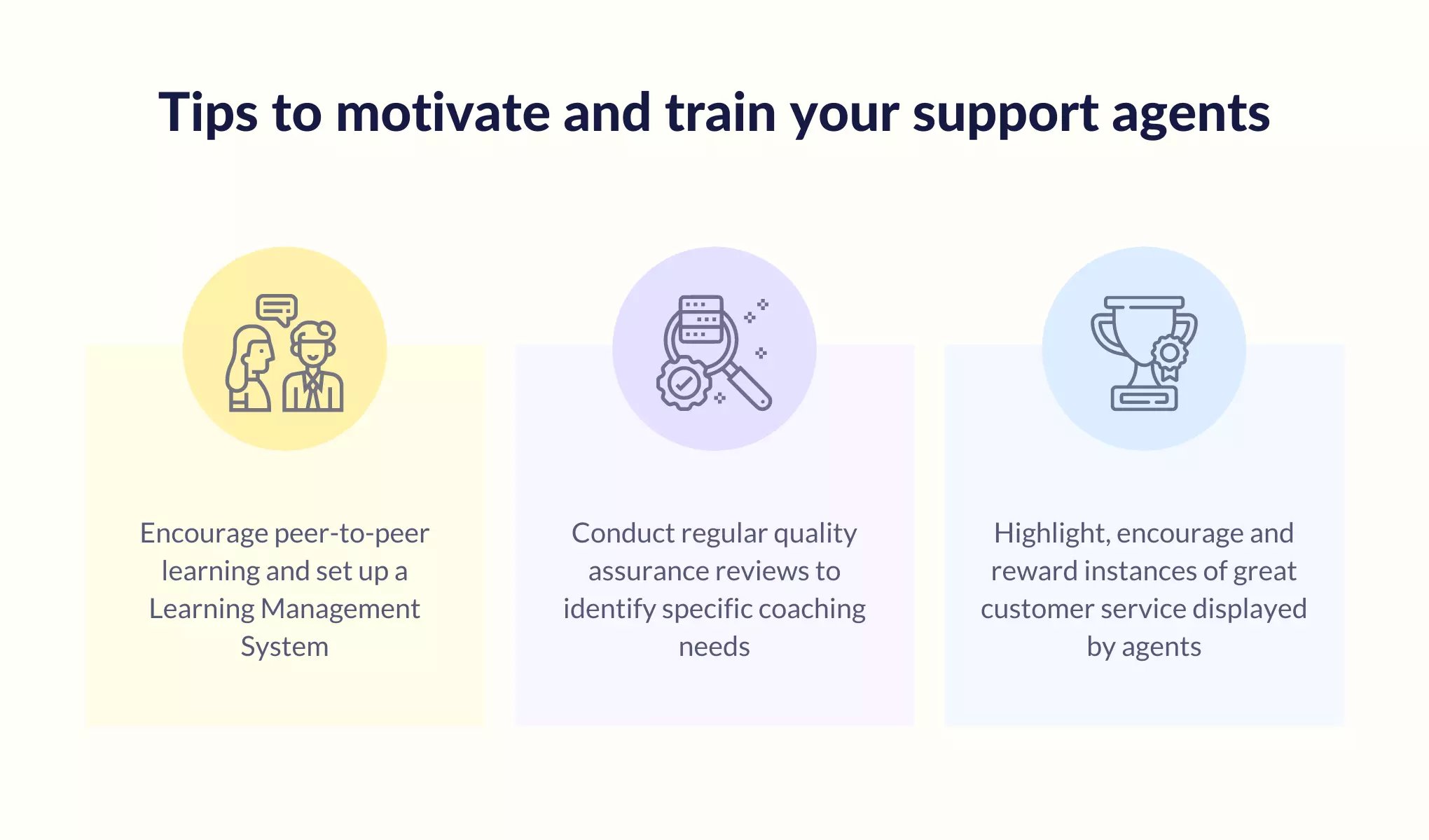 tips to train and motivate customer service agents