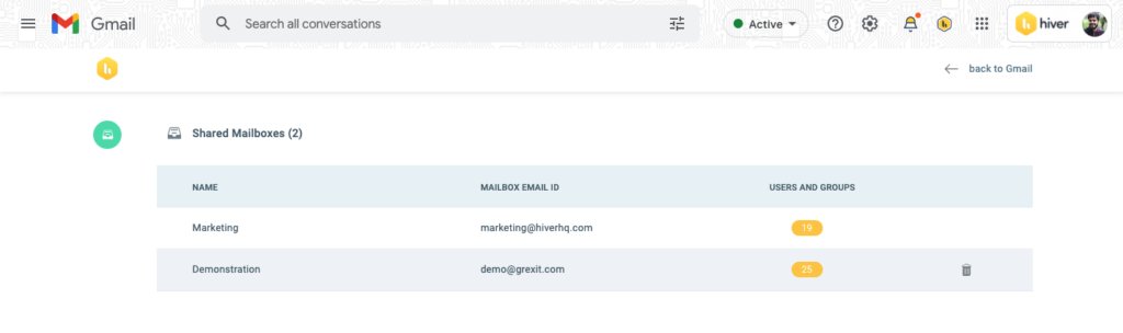 Intermediate step - choosing the desired shared mailbox for automation