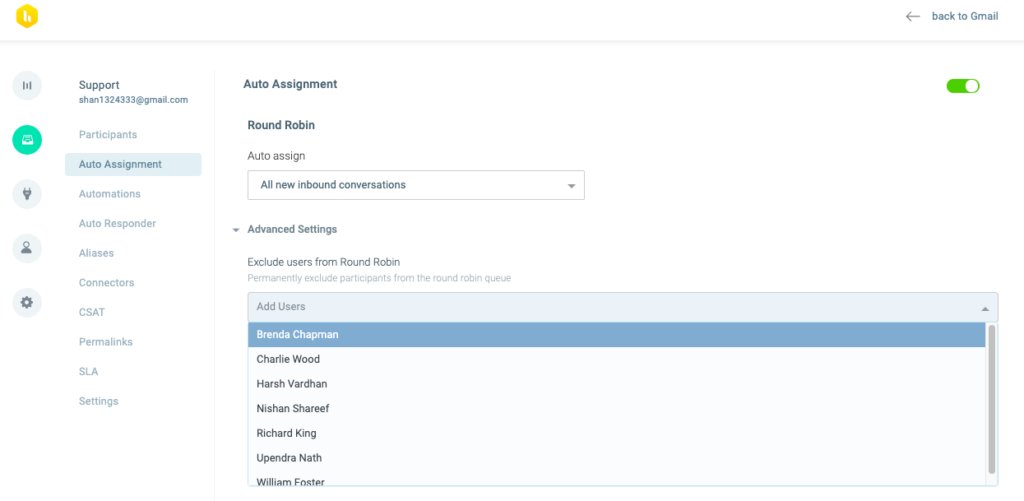 Setting up auto assignment in Hiver