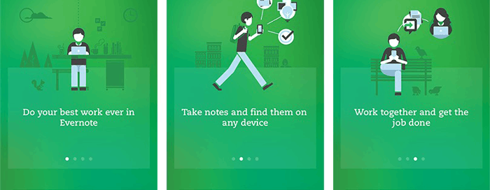 Customer Onboarding - Evernote example