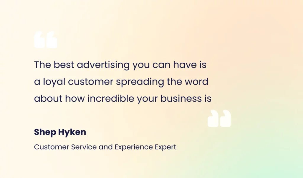 Shep Hyken on positive word of mouth advertising