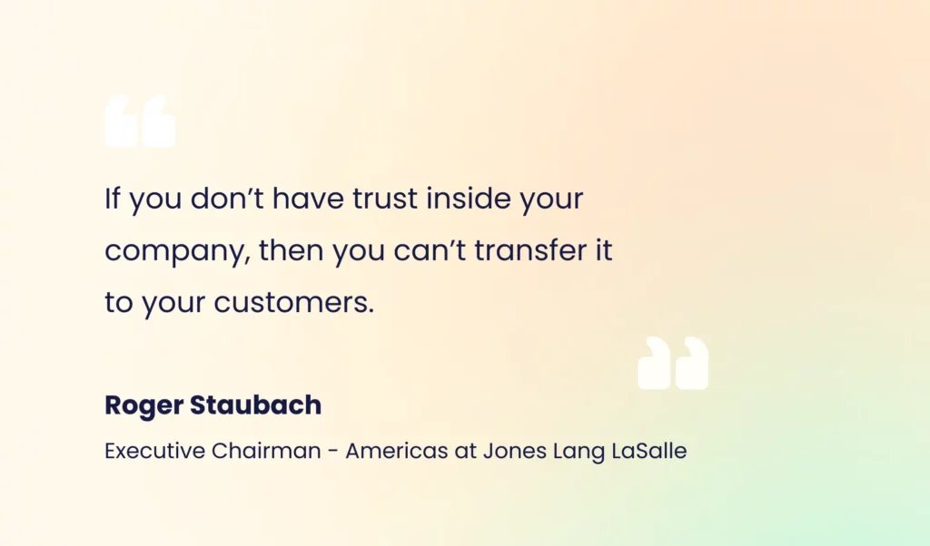 Roger Staubach on the importance of trust and transparency in a company