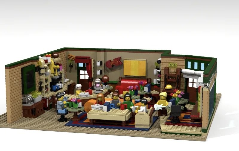 The Central Perk Coffee of F.R.I.E.N.D.S. was one of the successful projects that originated from the Lego Ideas Community