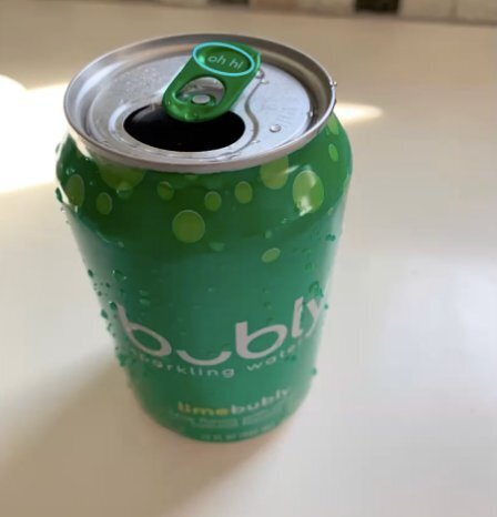 Bubly, Pepsico’s sparkling water brand, prints customized messages on top of the can. Adding some simple notes on the tab goes a long way to make sparkly water fun to drink.