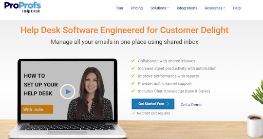 Email Ticketing tool by ProProfDesk