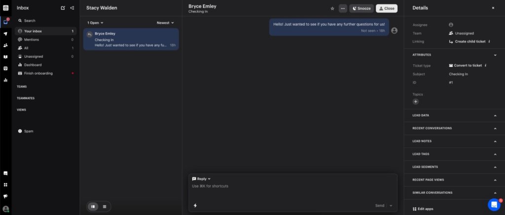 Intercom UI