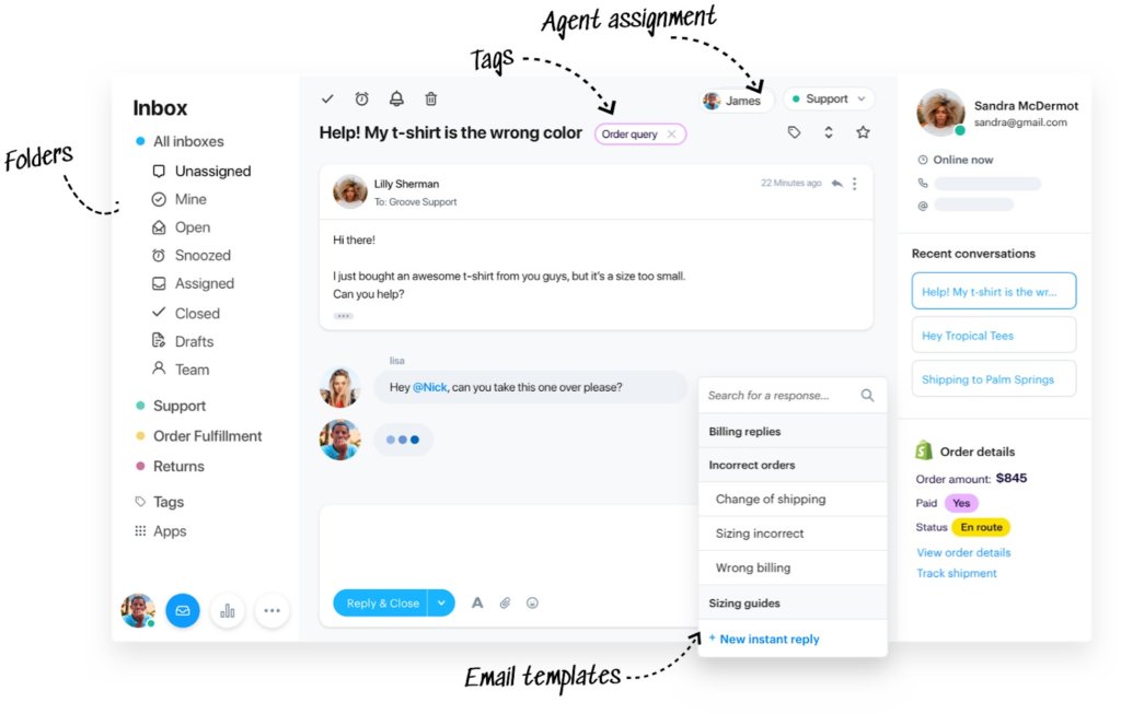 GrooveHQ UI