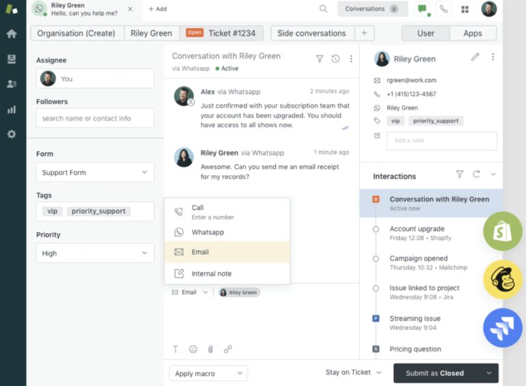 Stay on top of team email management with Zendesk