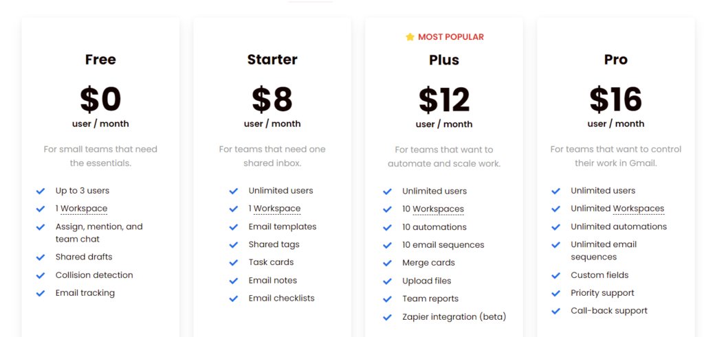 DragApp Pricing