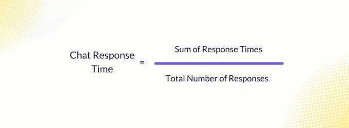 How to measure chat response time