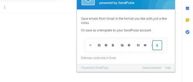 SendPulse's Email Template Feature