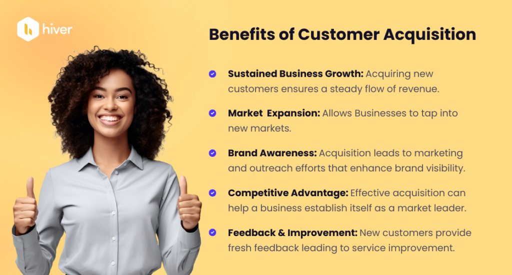 Benefits of customer acquisition