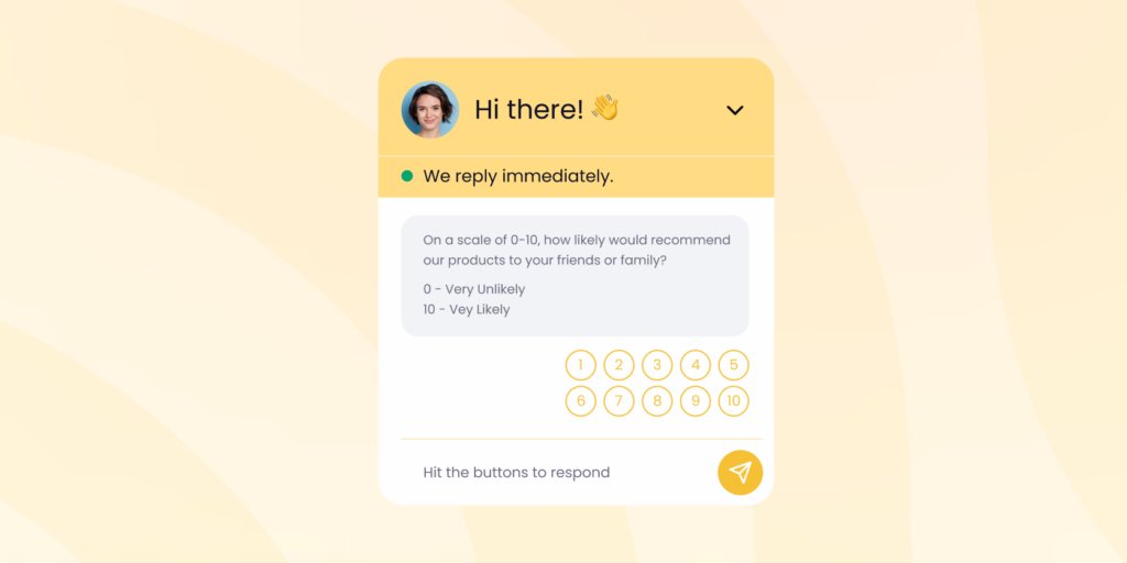 chatbot collecting customer feedback