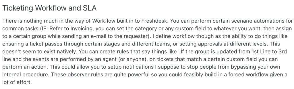 Ticketing workflow is easy to manage in Freshdesk's web-based helpdesk