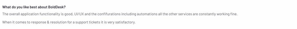 BoldDesk has a simple UI that users prefer