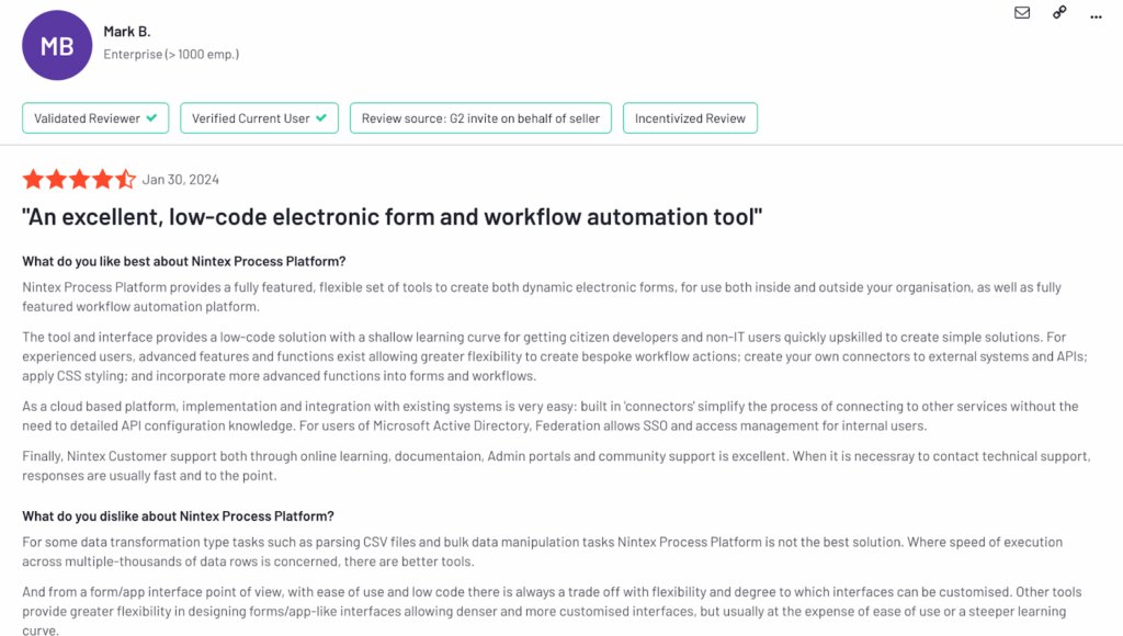 nintex-user-review-on-G2