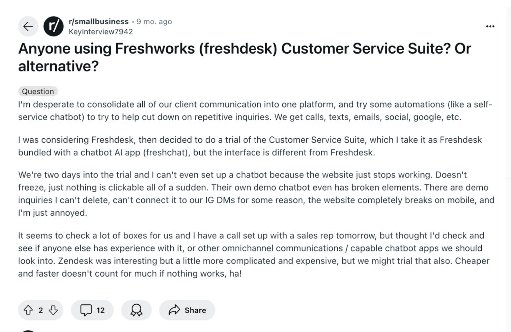 freshdes-reddit-review