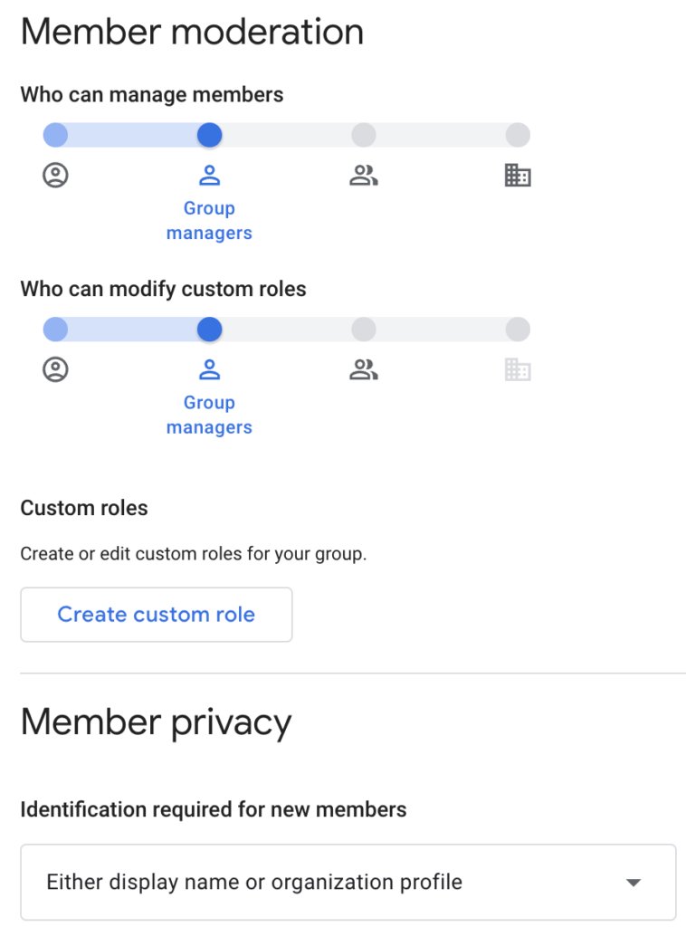 Member moderation | Google Groups