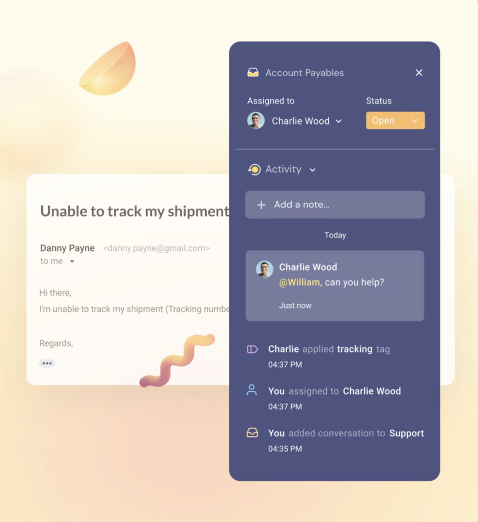 Hiver's Email Notes simplify collaboration 