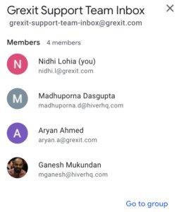 Google Group setup complete