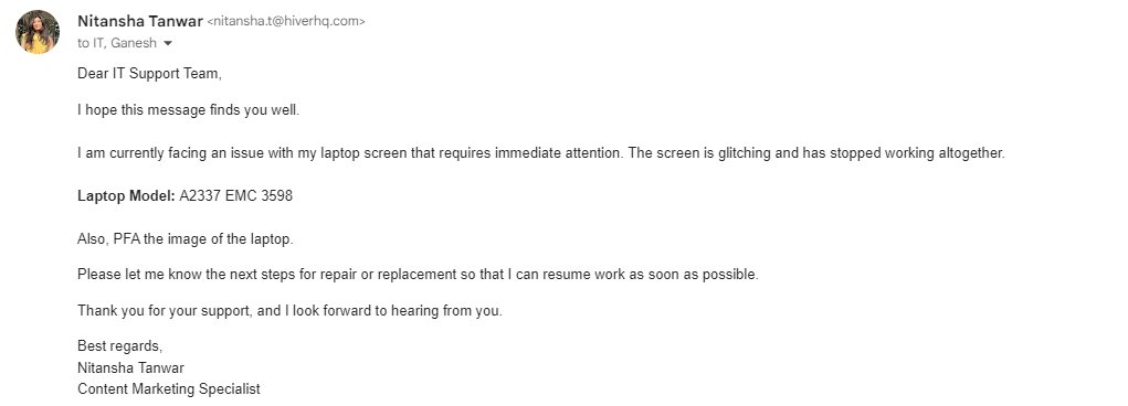 example-of-formal-email-to-it-support