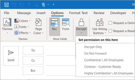 Encryption type in Office 365 