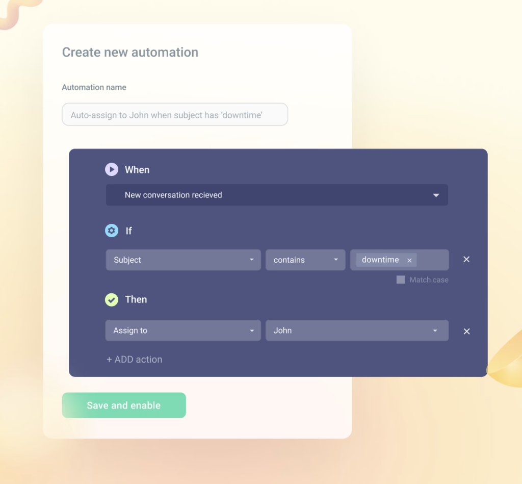 Use automation to save time on manual sorting.