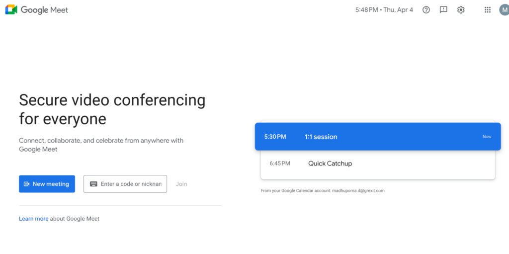 Google Meet - Google’s Video Conferencing App