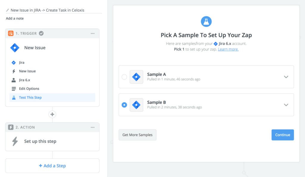 Jira integration using Zapier