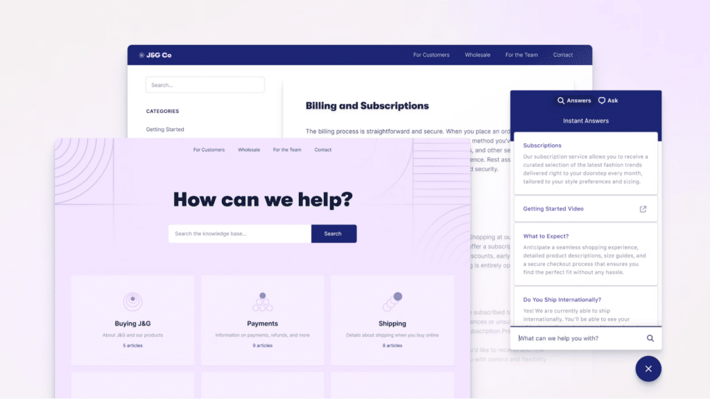 Helpscout Customer Support Portal 