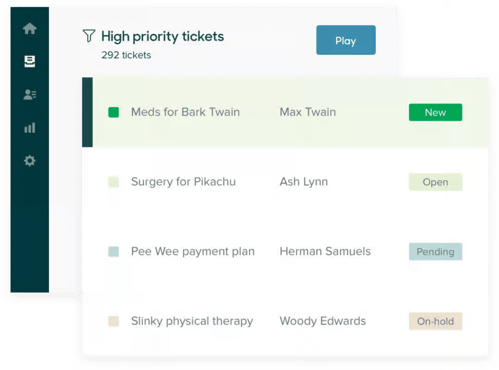 Zendesk ticketing system 