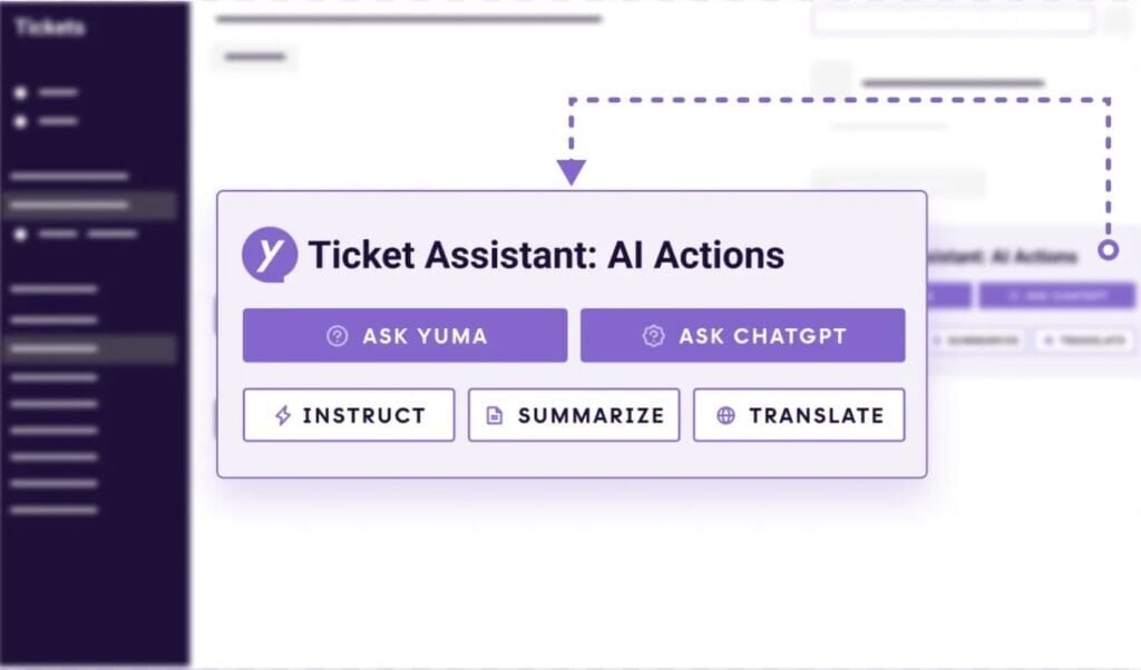 Yuma's ticket assistance tool