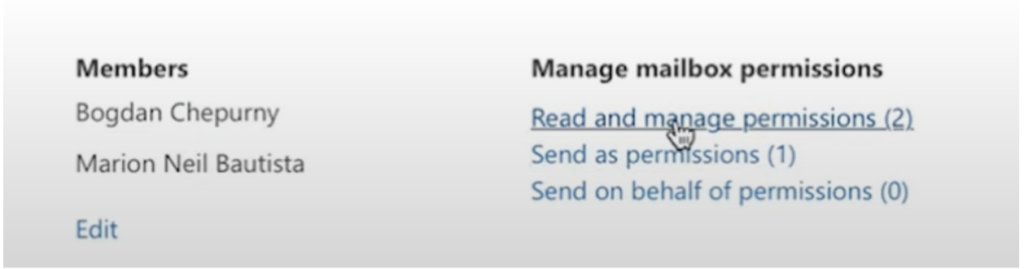 Manage mailbox permissions