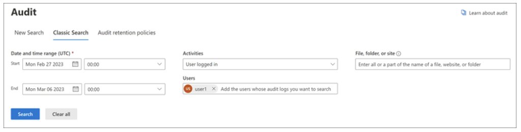 Audit logging in Outlook shared mailbox