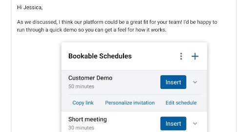 Boomerang's meeting scheduling tool