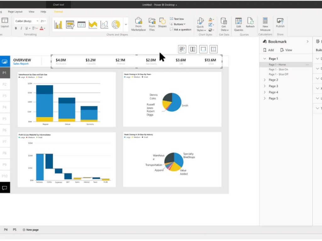 Power BI’s UI
Power BI’s UI
